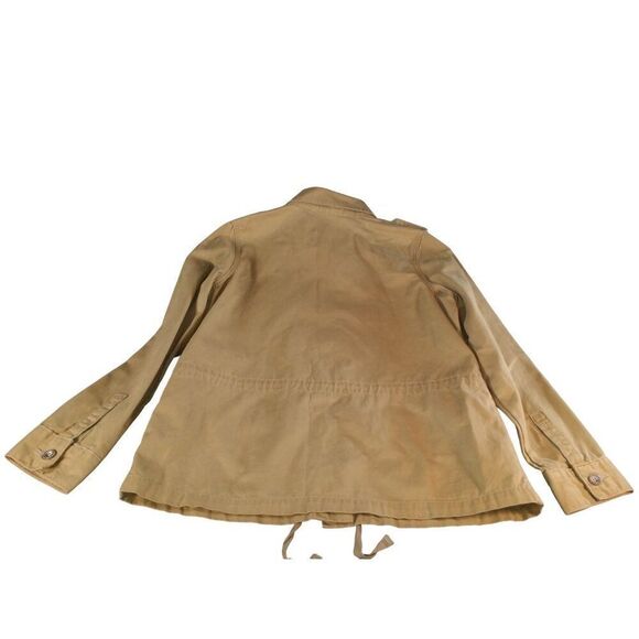 Levis Military Jacket Women Sz M Tan Utility Casual‎ Outdoors Workwear - Picture 7 of 7
